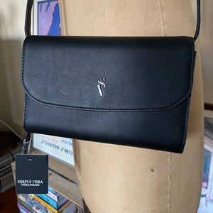 Vera Wang Black Crossbody Purse NWT
